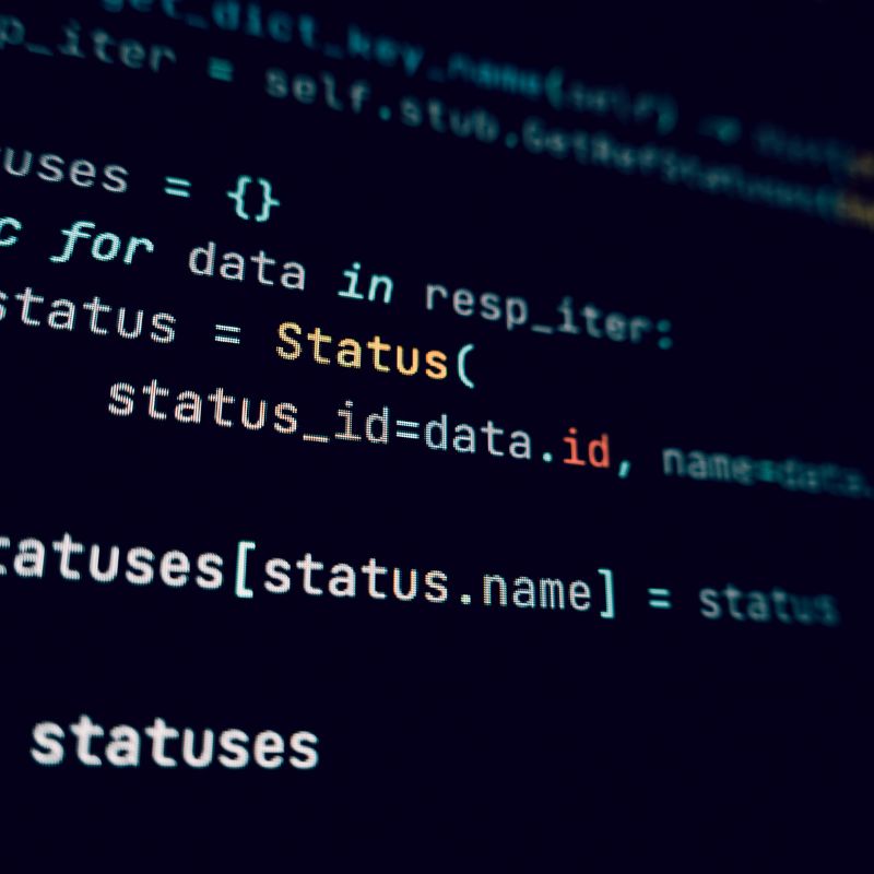 Anwendungsentwickler Code